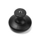 Ручка кнопка WAVE ТУНДРА РК120BL, черная, 8 шт. TMP