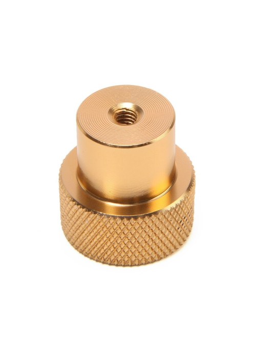 Ручка-кнопка CAPPIO PK328, d=23 мм, цвет золото, 8 шт.