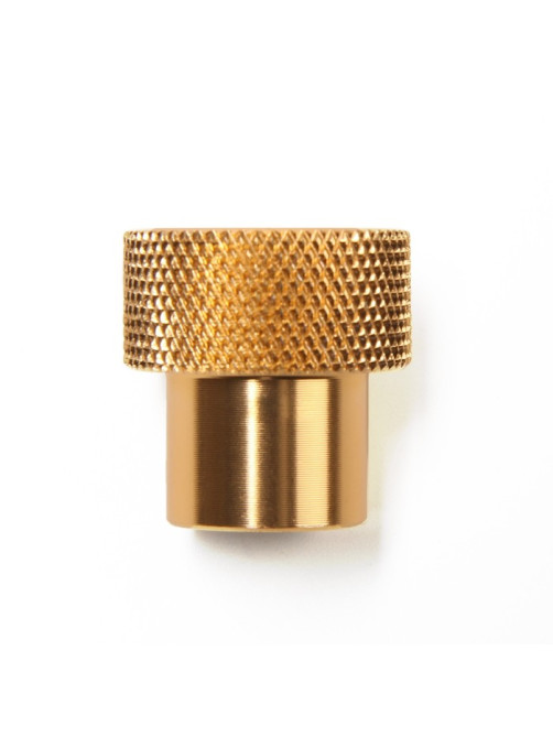 Ручка-кнопка CAPPIO PK328, d=23 мм, цвет золото, 8 шт.