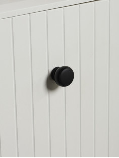 Ручка-кнопка CAPPIO, d=38 мм, вес 60 г, цвет чёрный, 8 шт.