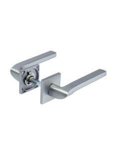 Ручка раздельная LOCKLAND 006 MSC, цвет матовый сатиновый хром