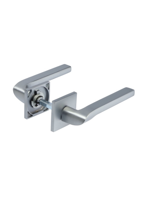 Ручка раздельная LOCKLAND 006 MSC, цвет матовый сатиновый хром