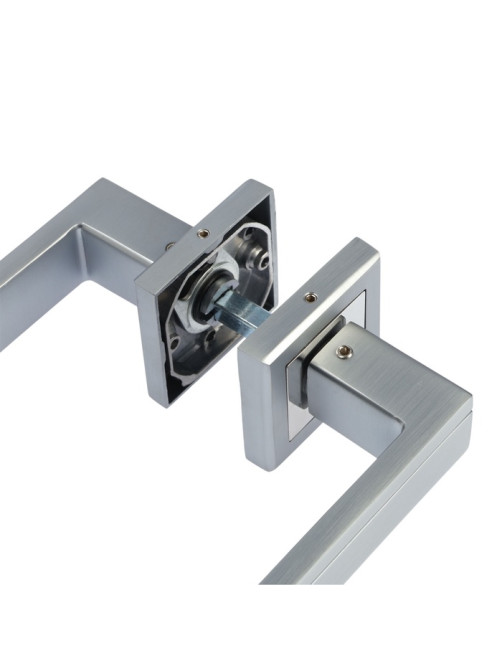 Ручка раздельная LOCKLAND 010 MSC, цвет матовый сатиновый хром