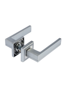 Ручка раздельная LOCKLAND 010 MSC, цвет матовый сатиновый хром