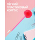 Ручка-прикол Calligrata «Барби», синий стержень, шариковая, розовая