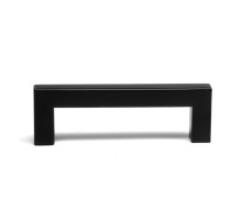Ручка-скоба CAPPIO SQUARE RSC008, нержавеющая сталь, м/о 96 мм, цвет черный, 4 шт.