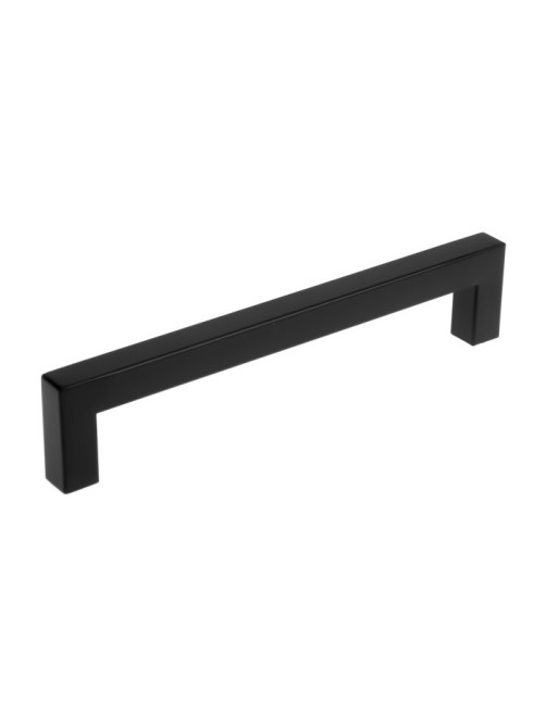 Ручка-скоба CAPPIO SQUARE RSC008, нержавеющая сталь, м/о 160 мм, цвет черный, 4 шт.