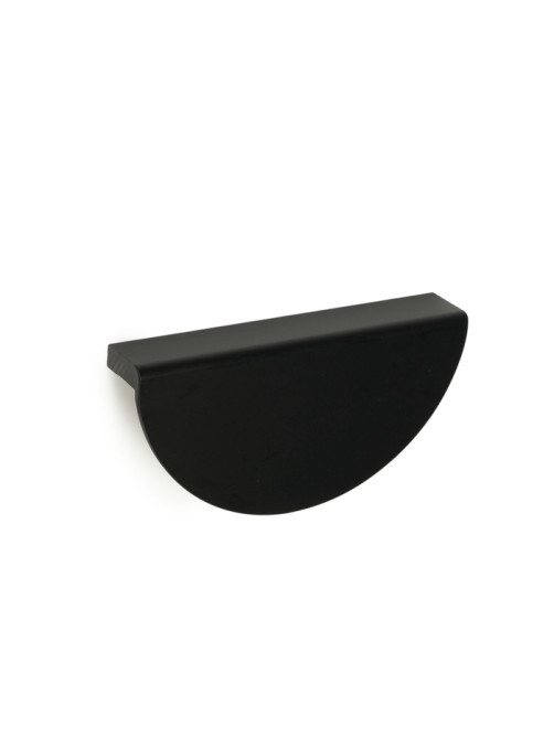 Ручка-скоба CAPPIO H003BL полукруглая, алюминий, L=110 мм, м/о 64 мм, чёрная