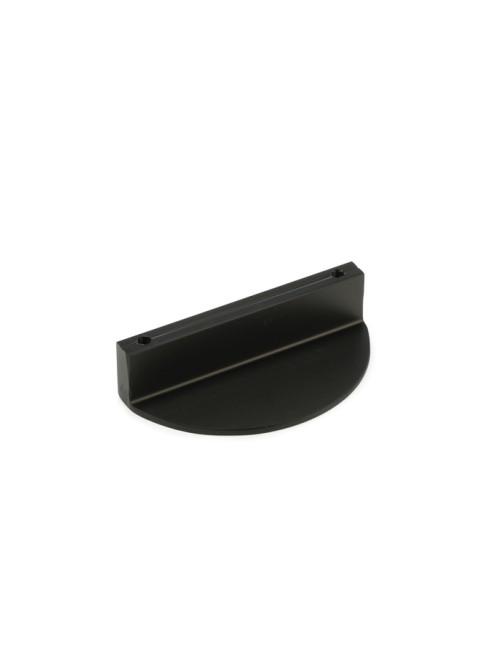 Ручка-скоба CAPPIO H002BL полукруглая, алюминий, L=78 мм, м/о 65 мм, чёрная