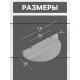 Ручка-скоба CAPPIO H002SS полукруглая, алюминий, L=78 мм, м/о 64 мм, цвет сатиновый никель