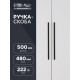 Ручка-скоба CAPPIO RS141, м/о 480 мм, цвет черный