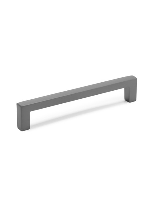 Ручка-скоба CAPPIO SQUARE RSC007, алюминий, м/о 128 мм, цвет графит