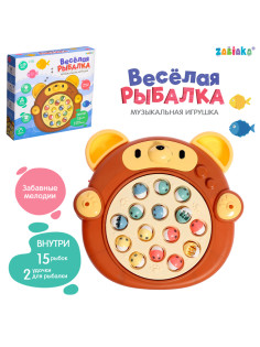 Музыкальная игрушка ZABIAKA «Весёлая рыбалка: Мишка», звуковые эффекты