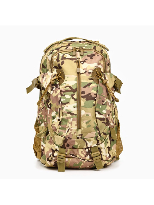 Рюкзак тактический туристический Storm tactic, 30 л, с карманами, расцветка мультикам, бежевый