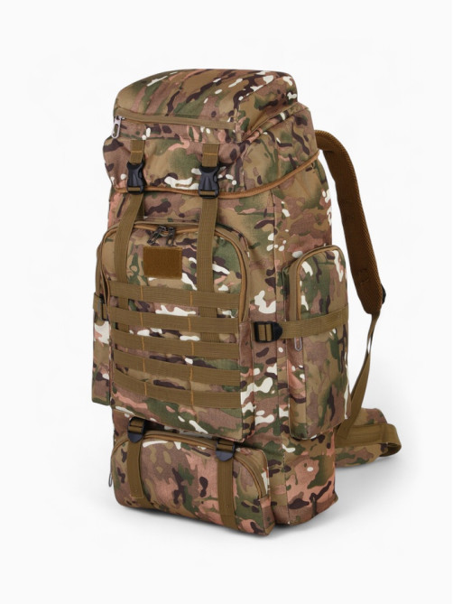 Рюкзак туристический Adventure мужской, 80 л, oxford, камуфляж мультикам