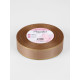 Лента репсовая, с золотым люрексом, 25 мм, 23±1 м, бежевая №173