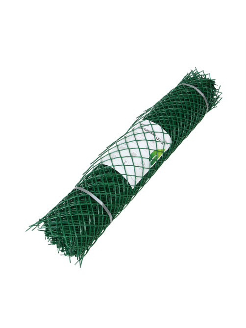 Сетка садовая, 1×10 м, ячейка ромб 40×40 мм, пластиковая, зелёная, Greengo, в рулоне