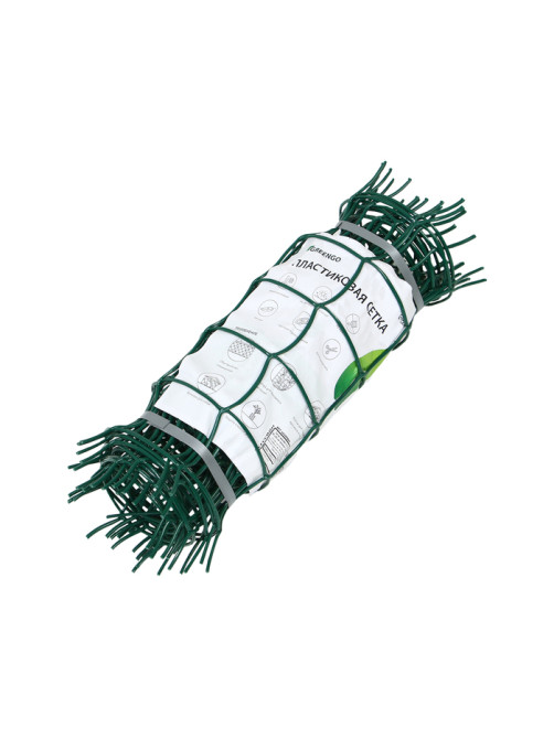 Сетка садовая, 0.5×5 м, ячейка квадрат 83×83 мм, пластиковая, зелёная, Greengo, в рулоне