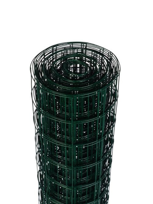 Сетка сварная с ПВХ покрытием, 10×0.5 м, ячейка 50×50 мм, d=1 мм, металл, Greengo