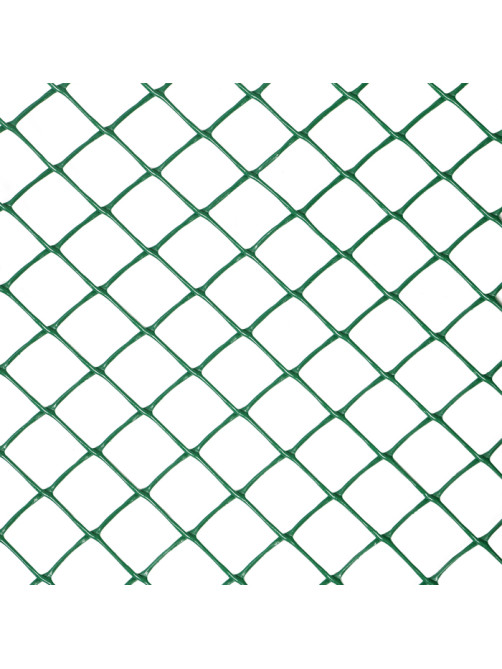 Сетка садовая, 1×10 м, ячейка ромб 40×40 мм, пластиковая, зелёная, Greengo, в рулоне