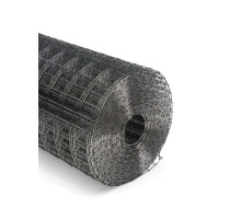 Сетка сварная оцинкованная, 10×1 м, ячейка 25×12.5 мм, d=0.7 мм, металл, Greengo