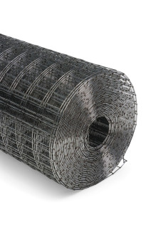 Сетка сварная оцинкованная, 10×1 м, ячейка 25×12.5 мм, d=0.7 мм, металл, Greengo