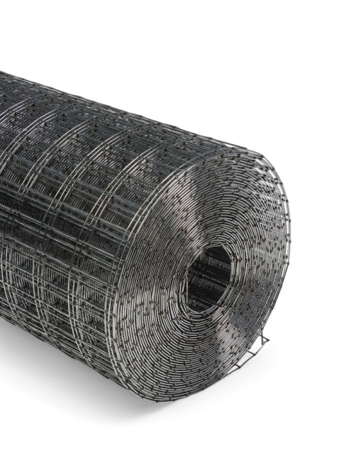 Сетка сварная оцинкованная, 10×1 м, ячейка 25×12.5 мм, d=0.7 мм, металл, Greengo