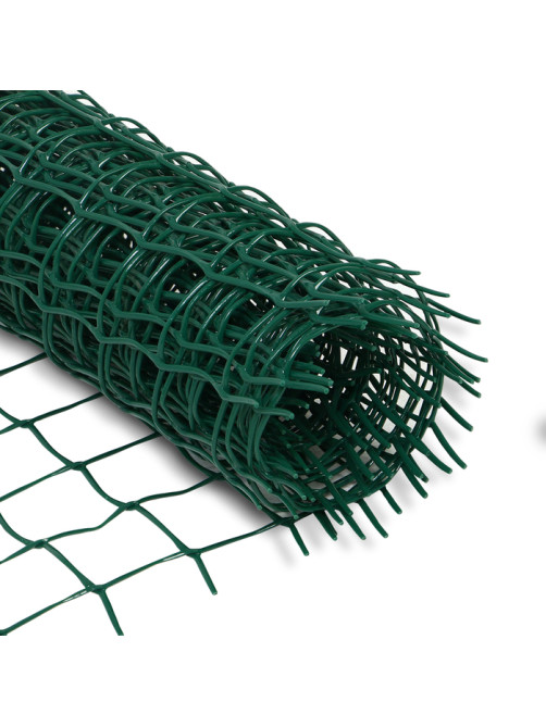 Сетка садовая, 0.5×5 м, ячейка квадрат 50×50 мм, пластиковая, зелёная, Greengo, в рулоне