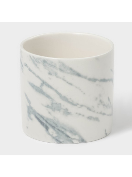 Сахарница Magistro Real Marble, 250 мл, 8.5×9 см, фарфор, белая
