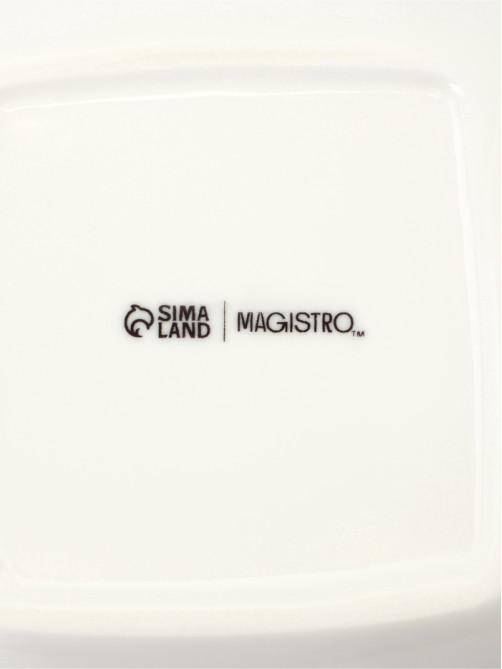 Сахарница Magistro «Бланш», 340 мл, фарфор, белая