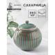 Сахарница Доляна «Винтаж», 350 мл, керамика, бирюзовая