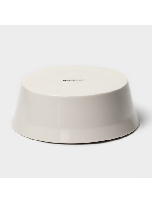 Салатники Magistro Whitewarm, 380/700/1.2 л, d=12/16/20.5 см, набор 3 шт., фарфор, белые