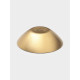 Салатник Magistro Brown Marble, 500 мл, d=16.5 см, стекло, золотистый