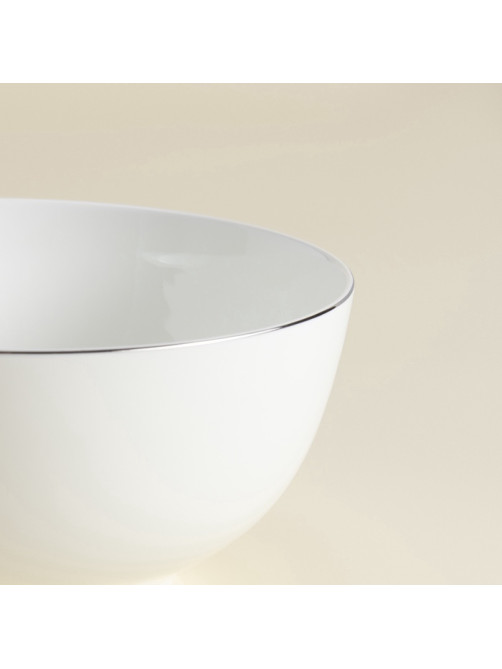 Салатники SL Home «Каскарон», 1.4 л, d=18 см, набор 2 шт., костяной фарфор, белые