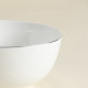 Салатники SL Home «Каскарон», 1.4 л, d=18 см, набор 2 шт., костяной фарфор, белые