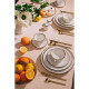 Салатник Magistro Alpine Frost, 600 мл, 18.8×5.1 см, фарфор, белый