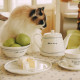 Салатники SL Home «Милый дом», 700 мл, d=16 см, фарфор, набор 2 шт., белые