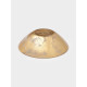 Салатник Magistro Gold Dust, 550 мл, d=16.8 см, стекло, золотистый