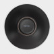 Салатник Magistro Black style, d=17.8 см, фарфор, чёрный