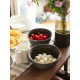 Салатник WY Floral Laceware, 700 мл, d=15 см, фарфор, серая