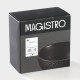 Салатники Magistro Lofty, 300 мл, d=12 см, набор 2 шт., фарфор, чёрные