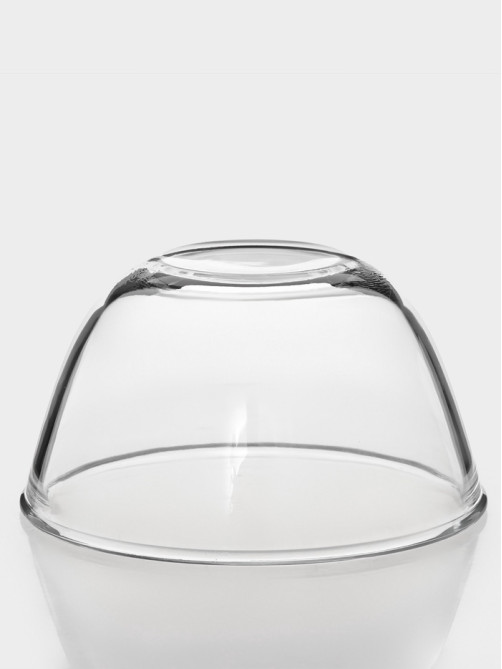 Салатник Доляна Simple, 750 мл, 15×8 см, стекло, прозрачный