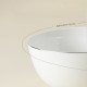 Салатники SL Home «Каскарон», 1.4 л, d=18 см, набор 2 шт., костяной фарфор, белые