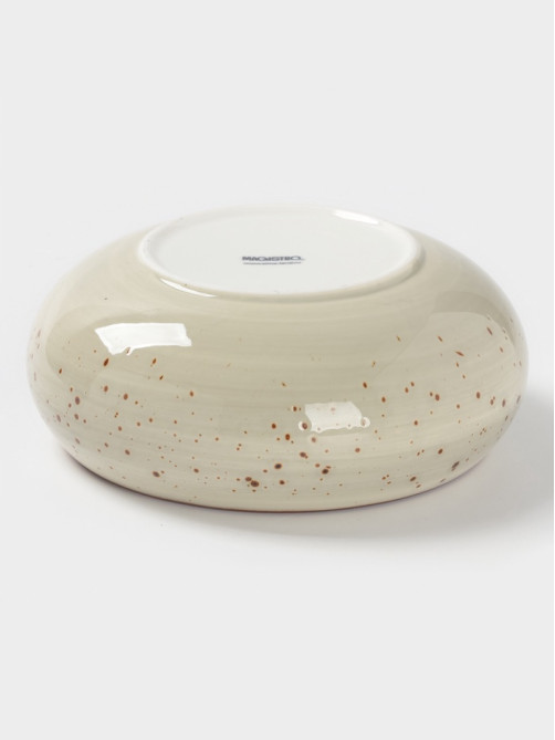 Салатник Magistro Mediterana, 900 мл, d=16.8 см, фарфор, бежевый