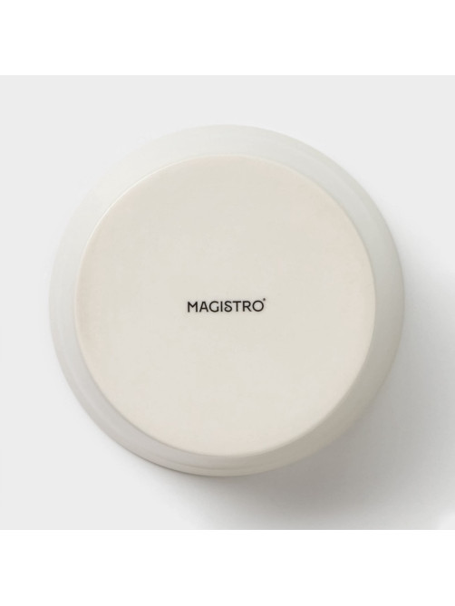 Салатники Magistro Whitewarm, 380/700/1.2 л, d=12/16/20.5 см, набор 3 шт., фарфор, белые