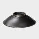 Салатник Magistro Black style, d=17.8 см, фарфор, чёрный