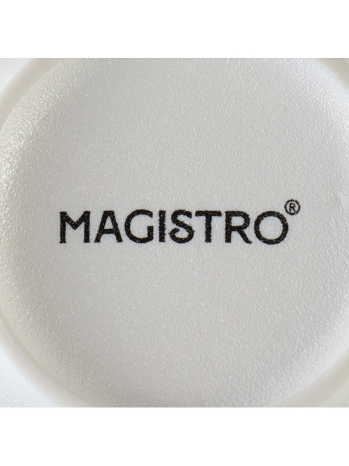 Набор салатников Magistro Lofty, 2 предмета: 300 мл, d=12 см, фарфор, белый