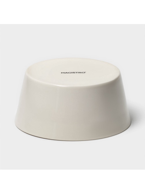 Салатники Magistro Whitewarm, 380/700/1.2 л, d=12/16/20.5 см, набор 3 шт., фарфор, белые