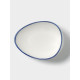 Салатник Magistro Blue Lagoon, 350 мл, 19.2×14.9×7.9, фарфор, белый