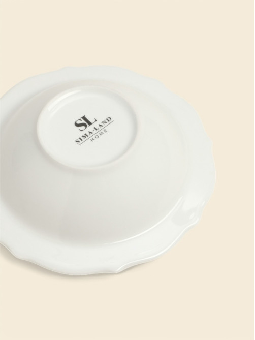 Салатник SL Home «Аманде», 290 мл, d=17 см, фарфор, белый